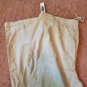NWT Old Navy Linen Pants *XL TALL*